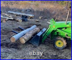 HEAVY DUTY Tractor and Skid Steer Clamp on Pallet Forks for Bucket Quick Attach