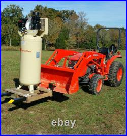 HEAVY DUTY Tractor and Skid Steer Clamp on Pallet Forks for Bucket Quick Attach