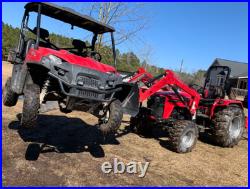 HEAVY DUTY Tractor and Skid Steer Clamp on Pallet Forks for Bucket Quick Attach