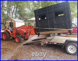 HEAVY DUTY Tractor and Skid Steer Clamp on Pallet Forks for Bucket Quick Attach