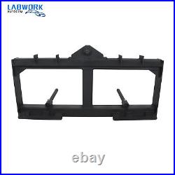 Hay Bale Spear Skid Steer Tractor Loader Quick Tach Attachment 49 3000lbs