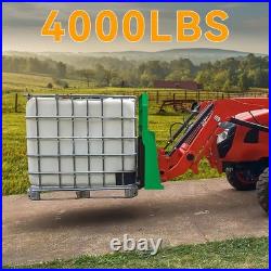 Heavy 4000 Lbs Quick Attachment 45 Frame & 48 Blades for Skid Steer Tractors