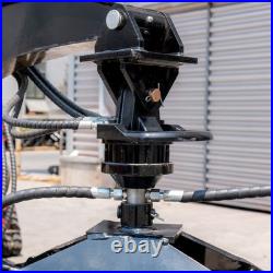 Heavy-Duty 360°ROTATING Log Grapple Hydraulic For BOBCAT Skid Steer Grabber Clip