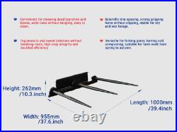 Heavy Duty 39.37 Inch Width Hay Spear Attachment For Skid Steer Loader Free Ship