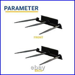Heavy Duty 39.37 Inch Width Hay Spear Attachment For Skid Steer Loader Free Ship