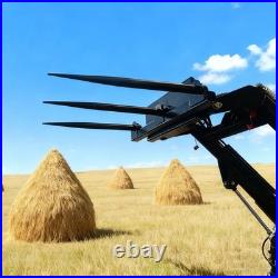 Heavy Duty 39.37 Inch Width Hay Spear Attachment For Skid Steer Loader Free Ship