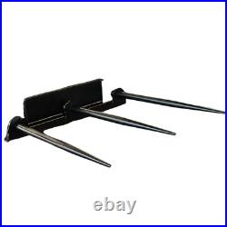 Heavy Duty 39.37 Inch Width Hay Spear Attachment For Skid Steer Loader Free Ship