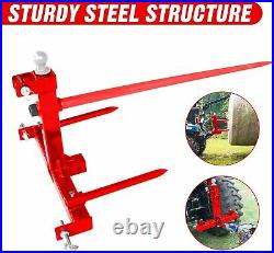 Heavy Duty 3 Point Trailer Hitch with 49 Hay Spear 17 Stabilizers Cat 1 Tractors