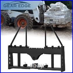 Heavy-Duty 48 Pallet Fork Frame for Kubota Bobcat Skid Steer Tractors 4000LBS