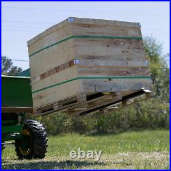 Heavy Duty 60 1500 lbs Clamp on Pallet Fork Loader Bucket Skidsteer Tractor