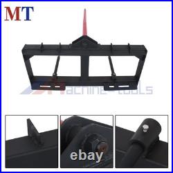 Heavy Duty Attach 49 Hay Bale Spear Skid Steer Tractor Loader Quick Tach 3000lb