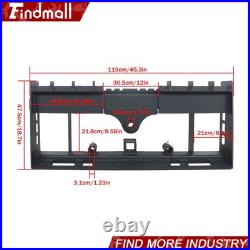 Heavy-Duty Pallet Fork Frame 4000lb With Receiver Hitch & Spear Sleeves Skid Steer