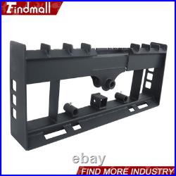 Heavy-Duty Pallet Fork Frame 4000lb With Receiver Hitch & Spear Sleeves Skid Steer