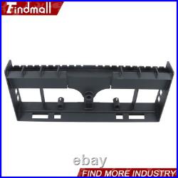 Heavy-Duty Pallet Fork Frame 4000lb With Receiver Hitch & Spear Sleeves Skid Steer