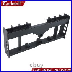Heavy-Duty Pallet Fork Frame 4000lb With Receiver Hitch & Spear Sleeves Skid Steer