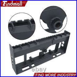 Heavy-Duty Pallet Fork Frame 4000lb With Receiver Hitch & Spear Sleeves Skid Steer