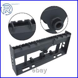 Heavy-Duty Pallet W Receiver Hitch & Spear Sleeves Skid Steer Fork Frame 4000lb
