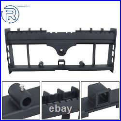 Heavy-Duty Pallet W Receiver Hitch & Spear Sleeves Skid Steer Fork Frame 4000lb