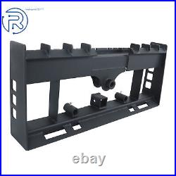 Heavy-Duty Pallet W Receiver Hitch & Spear Sleeves Skid Steer Fork Frame 4000lb
