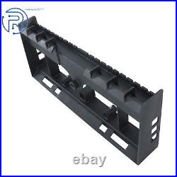 Heavy-Duty Pallet W Receiver Hitch & Spear Sleeves Skid Steer Fork Frame 4000lb