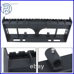 Heavy-Duty Pallet W Receiver Hitch & Spear Sleeves Skid Steer Fork Frame 4000lb