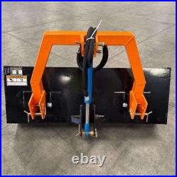 Heavy Duty Quick Attach Skid Steer Hydraulic 3 Point 48 Bucket