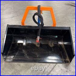 Heavy Duty Quick Attach Skid Steer Hydraulic 3 Point 48 Bucket