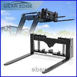 Heavy Duty Skid Steer 45 Pallet Attachment Blades With Receiver Hitch 2500lbs
