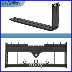 Heavy Duty Skid Steer 45 Pallet Attachment Blades With Receiver Hitch 2500lbs