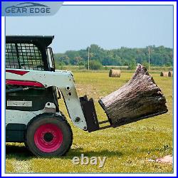 Heavy Duty Skid Steer 45 Pallet Attachment Blades With Receiver Hitch 2500lbs