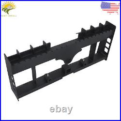Heavy-Duty Skid Steer Pallet Fork Frame 2500LBS WithReceiver Hitch & Spear Sleeves