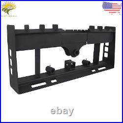 Heavy-Duty Skid Steer Pallet Fork Frame 2500LBS WithReceiver Hitch & Spear Sleeves