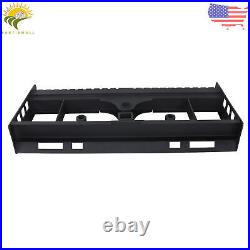 Heavy-Duty Skid Steer Pallet Fork Frame 2500LBS WithReceiver Hitch & Spear Sleeves