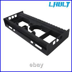 Heavy-Duty Skid Steer Pallet Fork Frame WithReceiver Hitch & Spear Sleeves 2500LBS