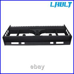 Heavy-Duty Skid Steer Pallet Fork Frame WithReceiver Hitch & Spear Sleeves 2500LBS