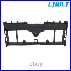Heavy-Duty Skid Steer Pallet Fork Frame WithReceiver Hitch & Spear Sleeves 2500LBS