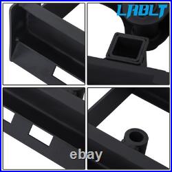 Heavy-Duty Skid Steer Pallet Fork Frame WithReceiver Hitch & Spear Sleeves 2500LBS