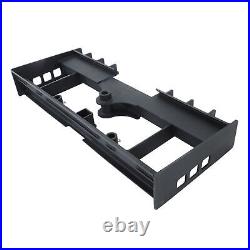 Heavy-Duty Skid Steer Pallet Fork Frame WithReceiver Hitch & Spear Sleeves 4000LB