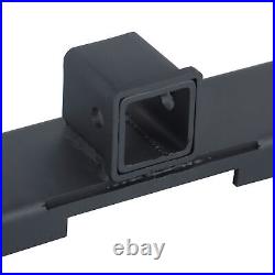Heavy-Duty Skid Steer Pallet Fork Frame WithReceiver Hitch & Spear Sleeves 4000LB