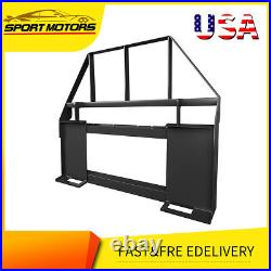 Heavy-Duty Skid Steer Pallet Forks Frame 46 Quick Mount 4000 lbs Load Capacity