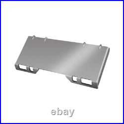 Heavy-Duty Universal Skid Steer Adapter 3/8 1/2 Quick Tach Mount Plate, Tract
