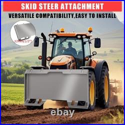 Heavy-Duty Universal Skid Steer Adapter 3/8 1/2 Quick Tach Mount Plate, Tract