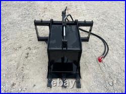 Hydraulic Stump Bucket Digging Grapple Attachment Fits Skid Steer Tractor Loader