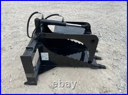 Hydraulic Stump Bucket Digging Grapple Attachment Fits Skid Steer Tractor Loader
