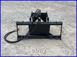 Hydraulic Stump Bucket Digging Grapple Attachment Fits Skid Steer Tractor Loader