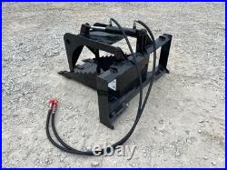 Hydraulic Stump Bucket Digging Grapple Attachment Fits Skid Steer Tractor Loader