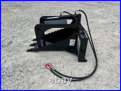 Hydraulic Stump Bucket Digging Grapple Attachment Fits Skid Steer Tractor Loader