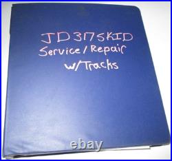 John Deere 317 320 CT322 Skid Steer & Track Loader Technical REPAIR Manual JD