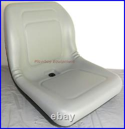 Black Vinyl PVC Combine Harvester Seat For Agricultural Tractor Low Back Spare P