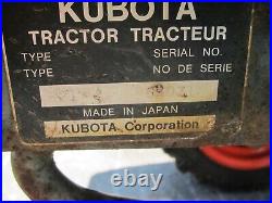 Kubota B21 Mini Backhoe Tractor Loader Skid Steer Diesel Low Hours